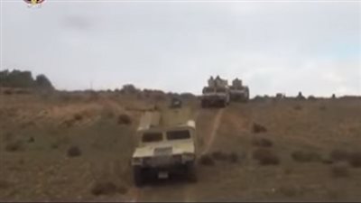 موقع وزارة الدفاع ينشر فيديو للعمليات الأمنية في سيناء