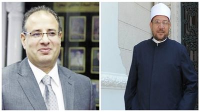 وزير الأوقاف ومحافظ البحيرة يفتتحان مسجدًا بكوم حمادة