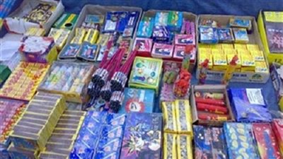ضبط 2400 قطعة ألعاب نارية 