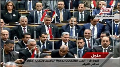نواب المنوفية يؤدون اليمين الدستورية بالبرلمان