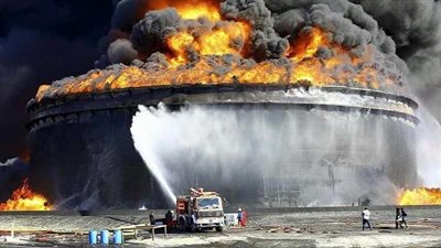 رئيس البرلمان الليبي يشكر رجال الإطفاء لإخماد حرائق 