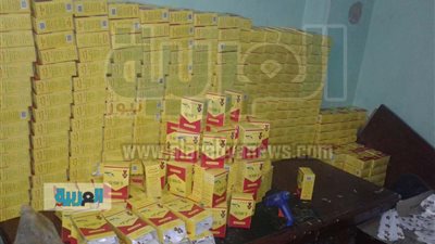 ضبط 9 أطنان بسكويت فاسد بالجيزة