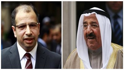 أمير الكويت يستقبل رئيس مجلس النواب العراقي لبحث سبل تعزيز التعاون