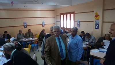 بالصور.. مديرية تعليم الفيوم تتابع أعمال الكنترول 