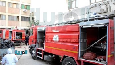 السيطرة على حريق بعقار سكني بجوار قسم الجيزة