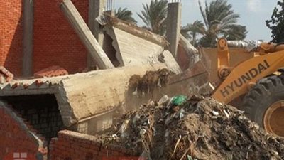 إزالة 120 محلًا مخالفًا على أراضي الأوقاف بشبرا الخيمة