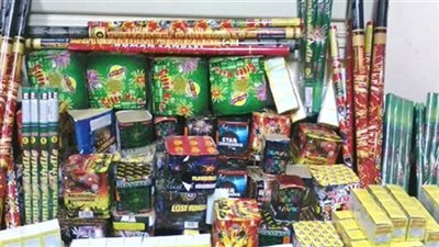 ضبط 26 ألف قطعة ألعاب نارية بالمحافظات 