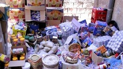 ضبط 94 طن مواد غذائية فاسدة بـ 15 مايو 