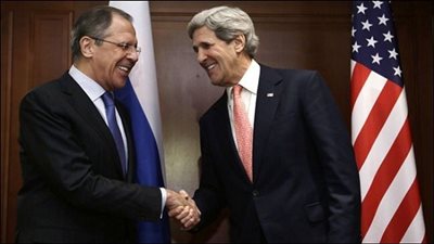 الأزمة السورية والنووي الكوري الشمالي محور مباحثات لافروف وكيري في زيورخ 