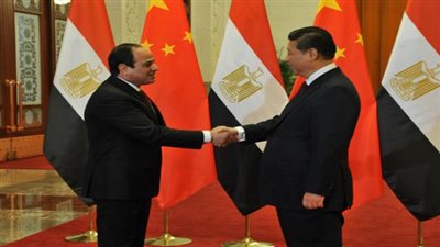 وصول الرئيس الصيني إلى مطار القاهرة