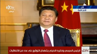 الرئيس الصيني: حكومتنا تدعم المشروعات العملاقة في مصر