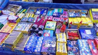 ضبط 6 آلاف قطعة ألعاب نارية بالمحافظات