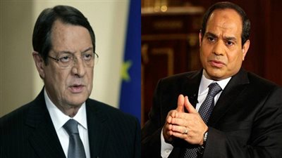 السيسي يبحث مع نظيره القبرصي جهود السلام بالشرق الأوسط