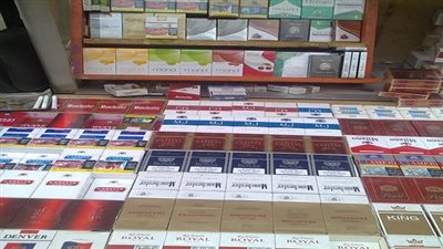 ضبط 15 ألف خرطوشة سجائر مجهولة بالبحيرة