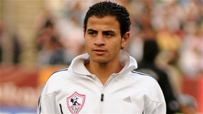 لاعب الزمالك بالزي العسكري