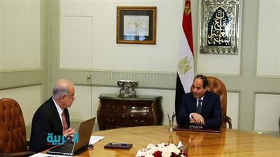  السيسي يستعرض تطورات الأوضاع السياسية والاقتصادية مع شريف إسماعيل