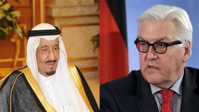 خادم الحرمين يبحث مع وزير خارجية ألمانيا تطورات الأحداث في المنطقة
