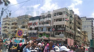 بالصور.. مسيرة لأهالي كفر الشيخ احتفالاً بافتتاح القناة