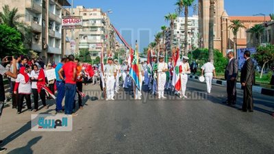 بالصور.. طابور عرض لطلاب 