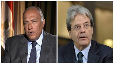 جينتيلوني يهنئ شكري بافتتاح قناة السويس ويبحثان الأزمة الليبية