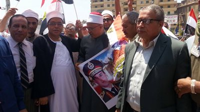 مسيرة لمشايخ الأوقاف بالدقهلية احتفالًا بافتتاح القناة