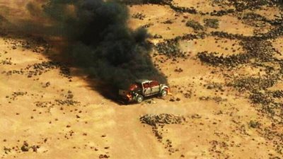 الجيش الأردني يدمر سيارة قادمة من سوريا بداخلها مخدرات