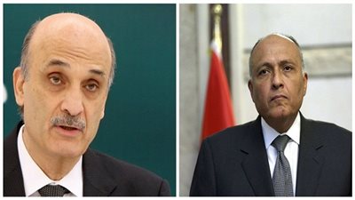 جعجع يهنىء شكري بافتتاح قناة السويس الجديدة