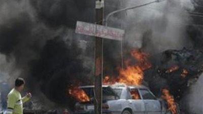 ننشر تفاصيل انفجار سيارة وقود بالبحيرة على طريق 