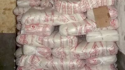 ضبط 3000 كيلو سكر منتهى الصلاحية بالجيزة 