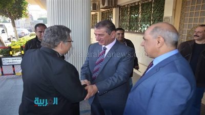 بالصور.. محافظ كفر الشيخ يستقبل وزير التعليم العالي