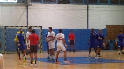 الزمالك يسحق سموحة بكرة اليد