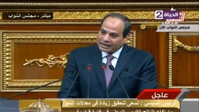 السيسي يُعلن نقل السلطة التشريعية إلى البرلمان