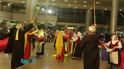 احتفالية لتنشيط السياحة بمطار القاهرة