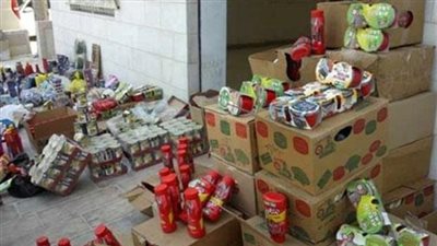 ضبط 1325 طن منتجات غذائية فاسدة خلال عام 2015