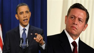 أوباما يبحث مع العاهل الأردني الأزمة السورية ومحاربة 