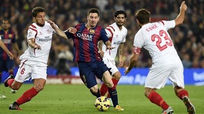 بالفيديو.. تعادل إيجابي بين أشبيلية وبرشلونة في الشوط الأول