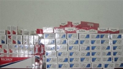 ضبط أكبر تاجر سجائر مجهولة المصدر في الهرم 