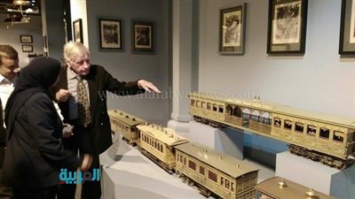 بالصور.. إقبال من المواطنين على متحف السكة الحديد