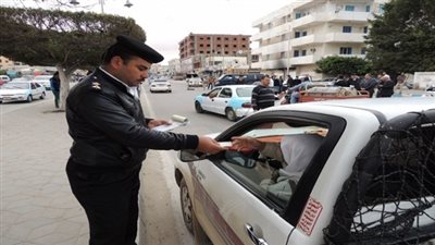 تحصيل 1364 غرامة فورية في حملة لشرطة النقل والمواصلات 
