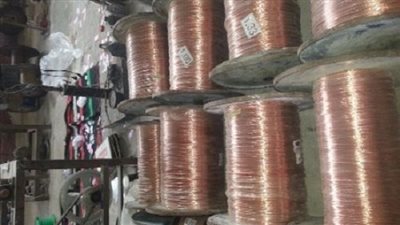 ضبط مصنع لإنتاج الأسلاك الكهربائية المغشوشة بالأزبكية 