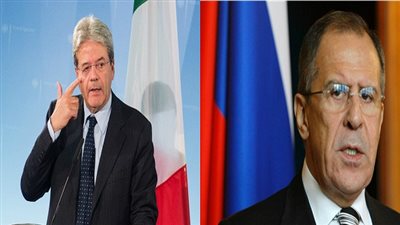 الأوضاع في سوريا وليبيا تتصدر لقاء وزير الخارجية الإيطالي مع نظيره الروسي