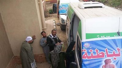 علاج 2543 حالة في اليوم الأول للقوافل الطبية التموينية بالمنيا