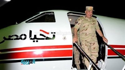 وصول الفريق محمود حجازي عقب حضور اجتماعات رؤساء أركان دول التحالف الإسلامي 