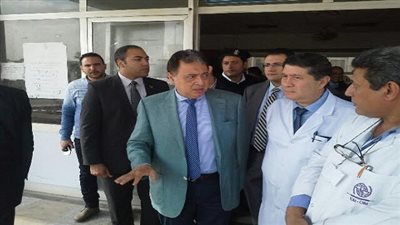 مستشفى إيتاي البارود العام تستقبل حالة حرجة أثناء وجود وزير الصحة