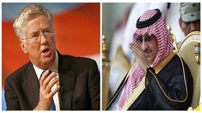 ولي العهد السعودي يلتقي مع وزير الدفاع البريطاني 