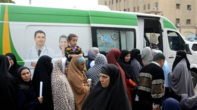 علاج 1141 حالة للقوافل الطبية التموينية بمركز أبوقرقاص في المنيا