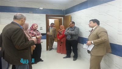بالصور.. تجديد مبنى الصحة المدرسية بكفر الزيات 