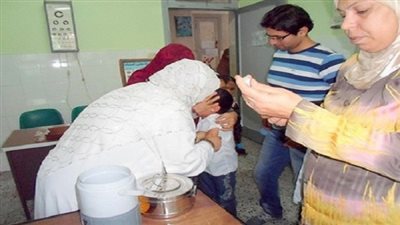بدء المرحلة الثانية من الحملة القومية لتطعيم الطلاب ضد الطفيليات المعوية 