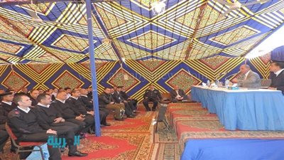 بالصور.. مدير شرطة النقل يعقد لقاءً لتأهيل الأفراد