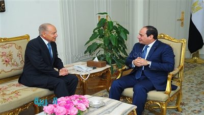 السيسي يستقبل أحمد أبو الغيط 
